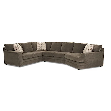 Casual Sectional Sofa Group